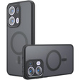 Case for Oppo Reno 13 Pro, for MagSafe, ERBORD Matt Case, black