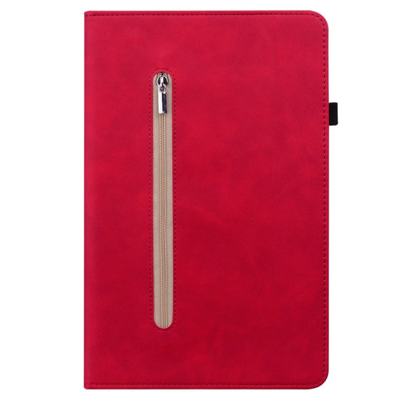 Case for Samsung Galaxy Tab A7 Lite, Wallet Pen Slot, red