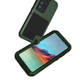 Love Mei Case for Samsung Galaxy S21, armored with glass, green