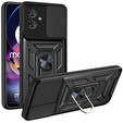 Case for Motorola Moto G54 5G, CamShield Slide, black