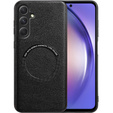 Case for Samsung Galaxy A54 5G, Leather Hybrid MagSafe, black