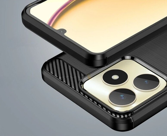 Case for Realme Note 50, Carbon, black