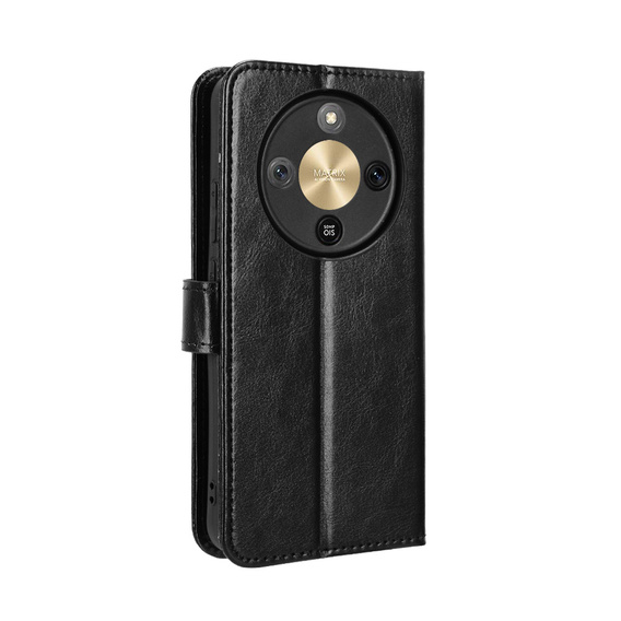 Crazy Horse Wallet flip case for Honor Magic 8 Lite