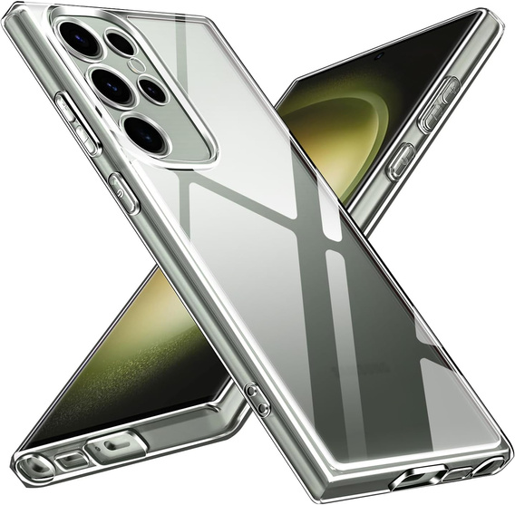 Case for Samsung Galaxy S23 Ultra, Premium Armor Slim, transparent