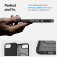 Spigen Case for iPhone 16E, Enzo Aramid MagSafe, carbon black + 9H Tempered Glass