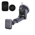 Magnetic car windshield mount for smartphones
