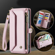 CASEME RFID Leather Wallet Case for Samsung Galaxy S26 Ultra, pink