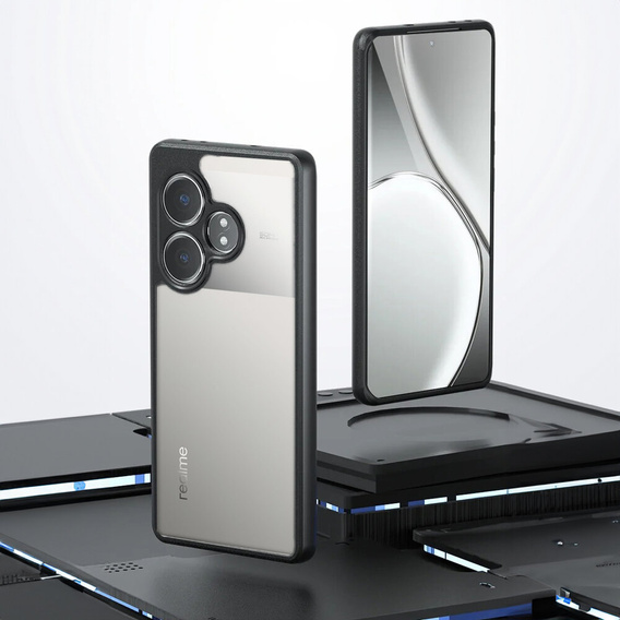 Case for Realme GT 6 / 6T, Fusion Hybrid, transparent