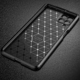 Case for Samsung Galaxy M53 5G, Carbon Gel, black
