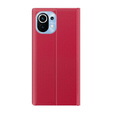 Flap case for Xiaomi Mi 11, Side View, red