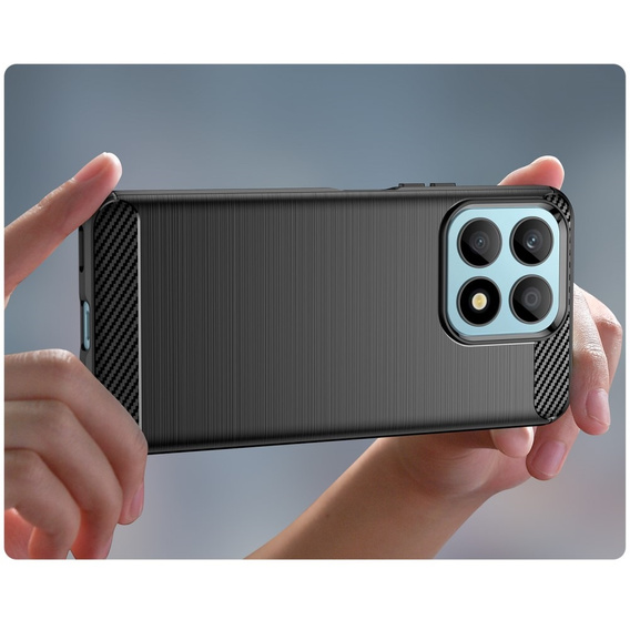 Case for Honor X8a 5G, Carbon, black
