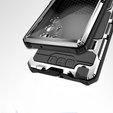 Case for Samsung Galaxy S22 Ultra, R-JUST, armoured, silver