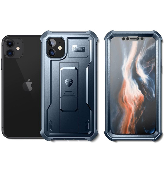 Armored case for iPhone 11, Dexnor Full Body, dark blue
