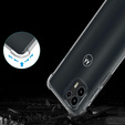 Case for Motorola Edge 20 Lite, Dropproof, transparent