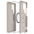 Spigen Case for Samsung Galaxy S25 Ultra, Silicone Fit Mag, gray + Tempered Glass