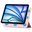 Case for Apple iPad Air 13" 6 gen. 2024 (A2836, Magnetic, Smartcase, pink