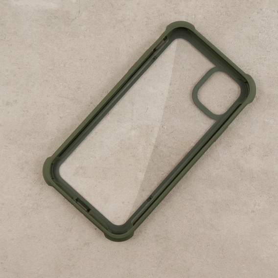 Case for iPhone 11, Dexnor Full Body Rugged, transparent / green