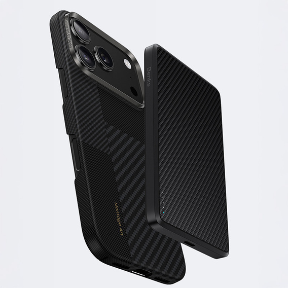 Benks Montage Magnetic Armor Air Kevlar case with metal frame for iPhone 17 Pro