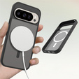 Matt Case for Google Pixel 10 / 10 Pro, for MagSafe, translucent black