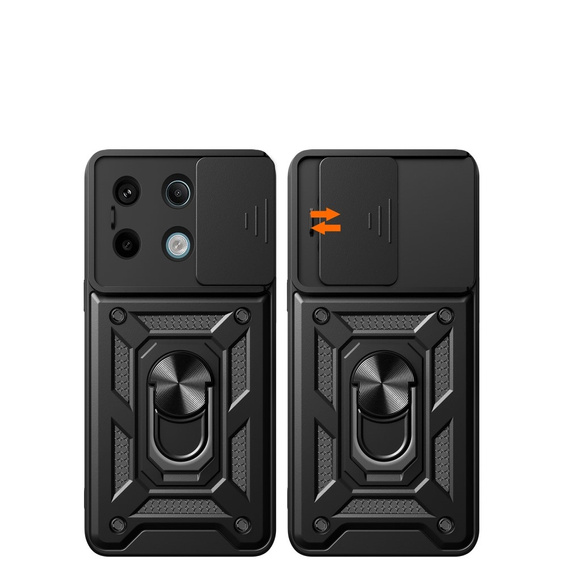 Case for Xiaomi Redmi Note 13 Pro 5G, CamShield Slide, black