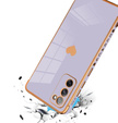 Case for Samsung Galaxy S20 FE, Electro heart, purple