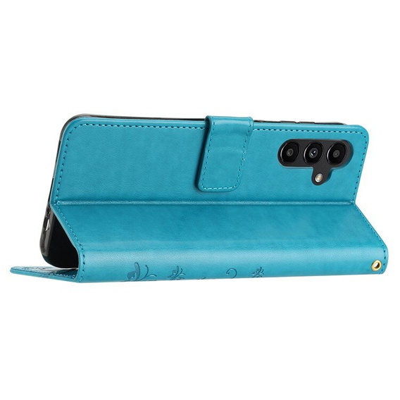 Flip case for Samsung Galaxy A55 5G, Wallet, Butterfly, purple