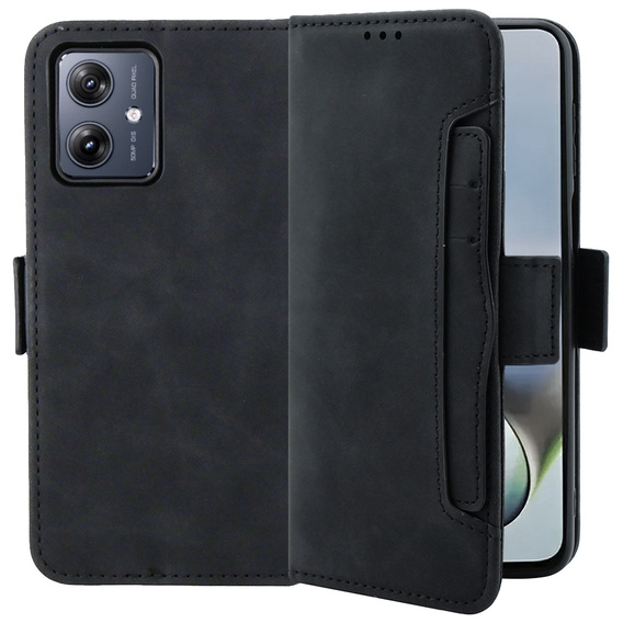 Flip case for Motorola Moto G54 5G, Card Slot, black