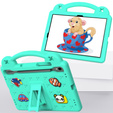 Children's case for Samsung Galaxy Tab S7/S8/S9, Cute Patterns, with stand, green