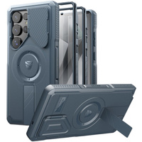 Armored case for Samsung Galaxy S25 Ultra, Dexnor CamProtect MagSafe, blue (Two frames)