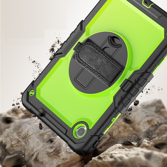 Armored Case for Lenovo Tab M11, protective 360 with stylus slot, green
