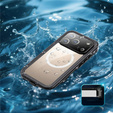 Case for iPhone 17 Pro, Waterproof IP68, SHELLBOX MagSafe, black