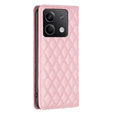 Flip case for Xiaomi Redmi Note 13 5G, Wallet, BINFEN COLOR, pink