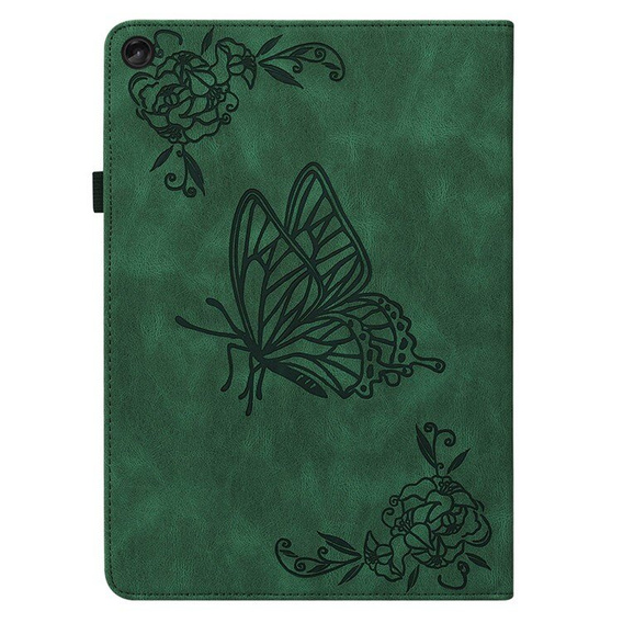 Case for Lenovo Tab M10 Plus 10.6 Gen 3 TB-125F TB-128F, Butterfly, green