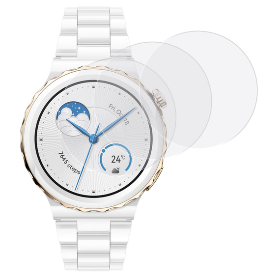 3x ERBORD hydrogel film for Huawei Watch GT 3 Pro 43mm