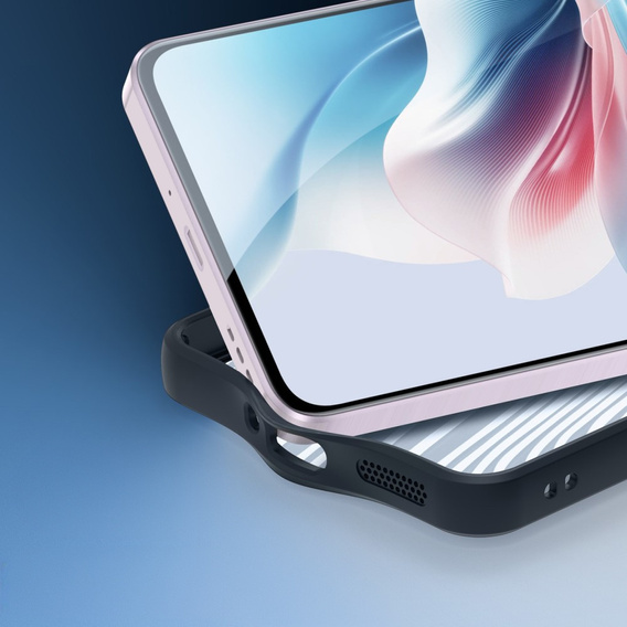 DuxDucis case for Oppo Reno 11F 5G, Aimo case, transparent / black