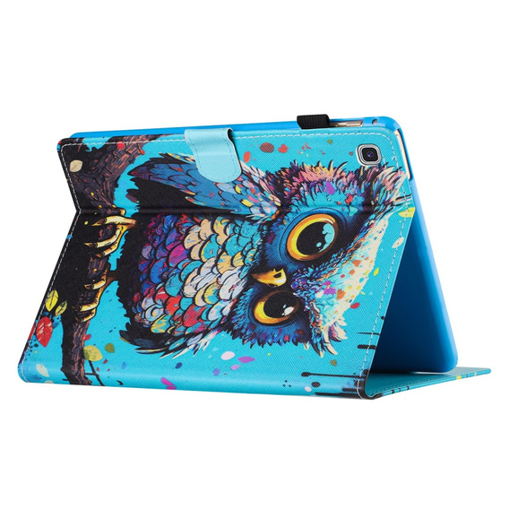 Case for Samsung Galaxy Tab A7 Lite, with flap, owl