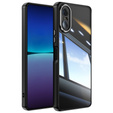 Case for Sony Xperia 10 VI, Fusion Hybrid, with camera protection, transparent / black