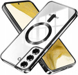 Case for Samsung Galaxy S22, Electro MagSafe, black + Screen Glass