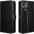 Flip case for Motorola Edge 50 Neo / Motorola ThinkPhone 25, Crazy Horse Wallet, black