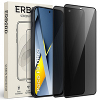 ERBORD Anti-Spy privacy tempered glass (2 pcs) for Xiaomi Poco F8 Pro