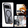 Fusion Hybrid case for Google Pixel 10 Pro XL, for MagSafe, with stand, black