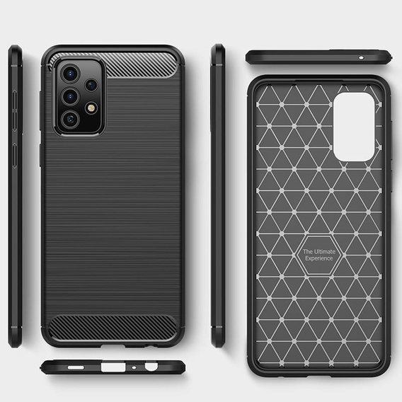 Case for Samsung Galaxy A13 4G, Carbon, black