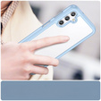 Case for Samsung Galaxy A14 4G/5G, Fusion Hybrid, transparent / blue
