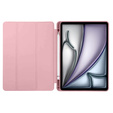 Case for iPad Air 13" 2025/2024 (7/6 gen.), Smartcase Hybrid, with stylus space, pink