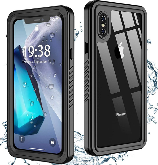 IP68 Waterproof Case for iPhone X / XS, black