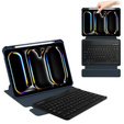 Keyboard case for iPad Pro 11" 2024 (5 gen.), Rotary 360° Leather, dark blue