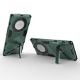 Case for Honor Magic 5 Lite, Military kickstand, green