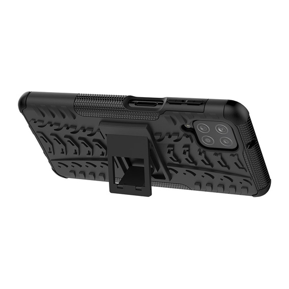 Case for Samsung Galaxy A12 / M12 / A12 2021, Tire Armor, black