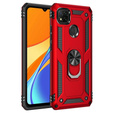 Armor Case for Xiaomi Redmi 9C, Nox Case Ring, red