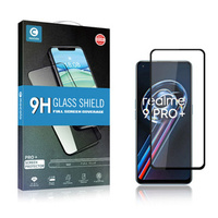 Mocolo Full Glue Tempered Glass for Realme 9 Pro+ Plus / Realme 9 4G, black frame